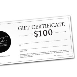 Pembroke Patisserie Gift Vouchers 100